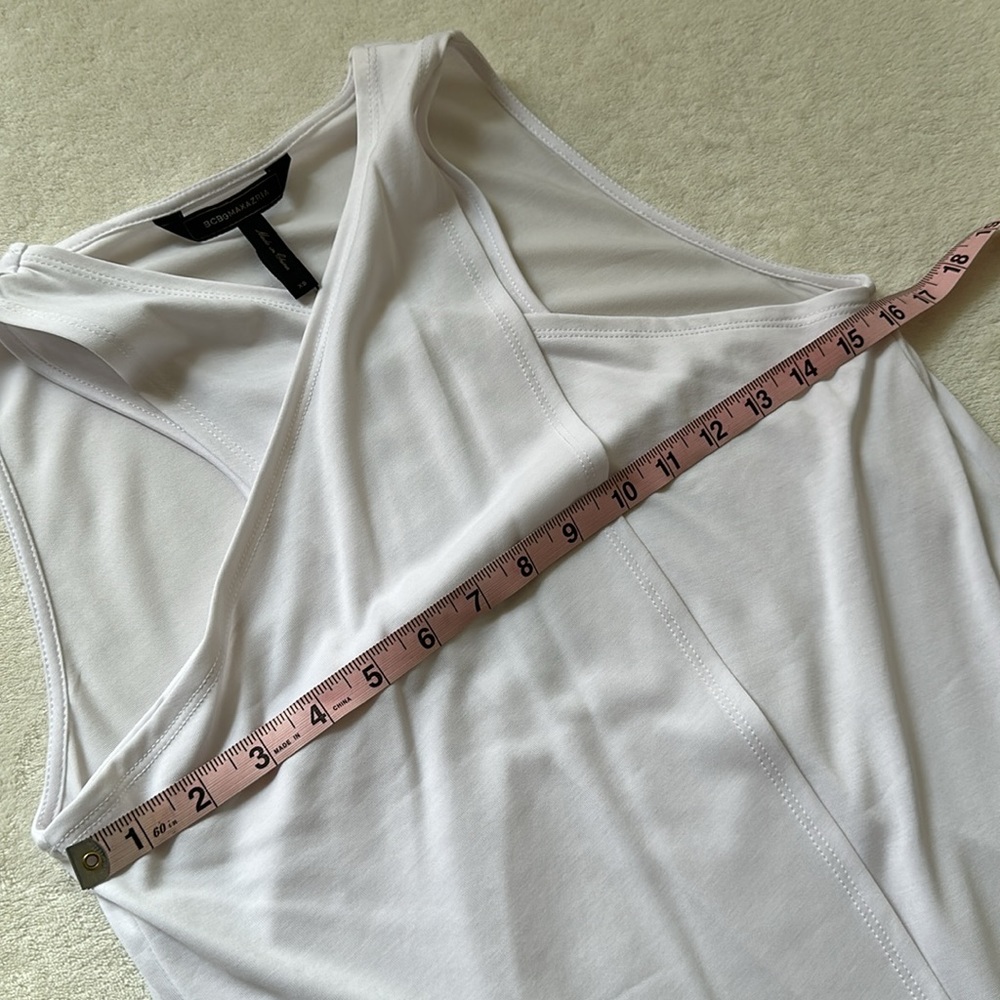 NWT BCBGMAXAZRIA Crossover Tank Top - Picture 6 of 7